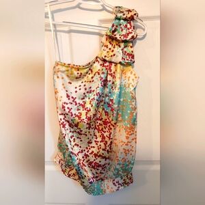 The Limited Colorful One-Shoulder Top